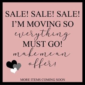 Everything must go!